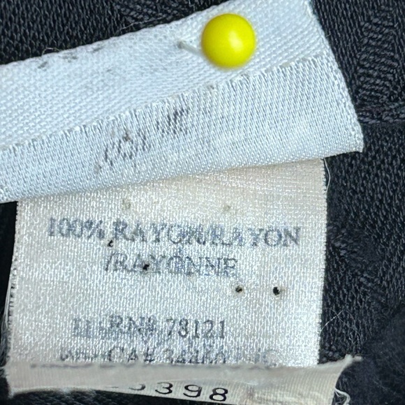 Eileen Fisher Embroidered Button Up Top Shirt Size 2X Goth QuietLuxury Preppy - Picture 16 of 16